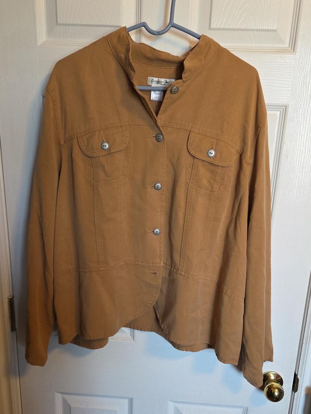 Coldwater Creek Tan Utility Jacket